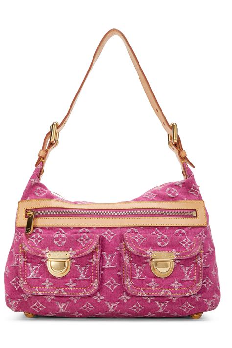 louis vuitton cross bag pink|louis vuitton pink denim bag.